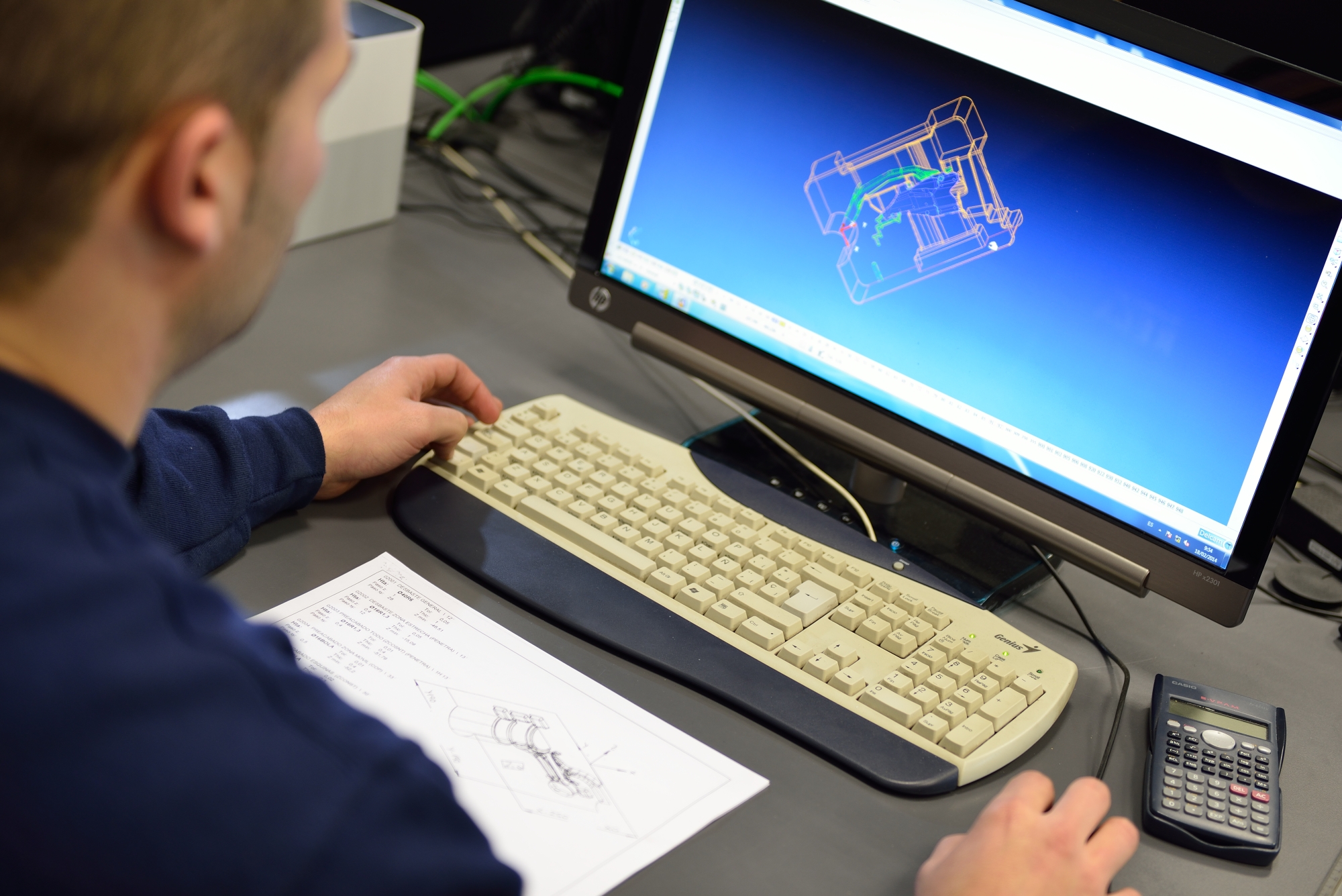 Detalle de mecanizado