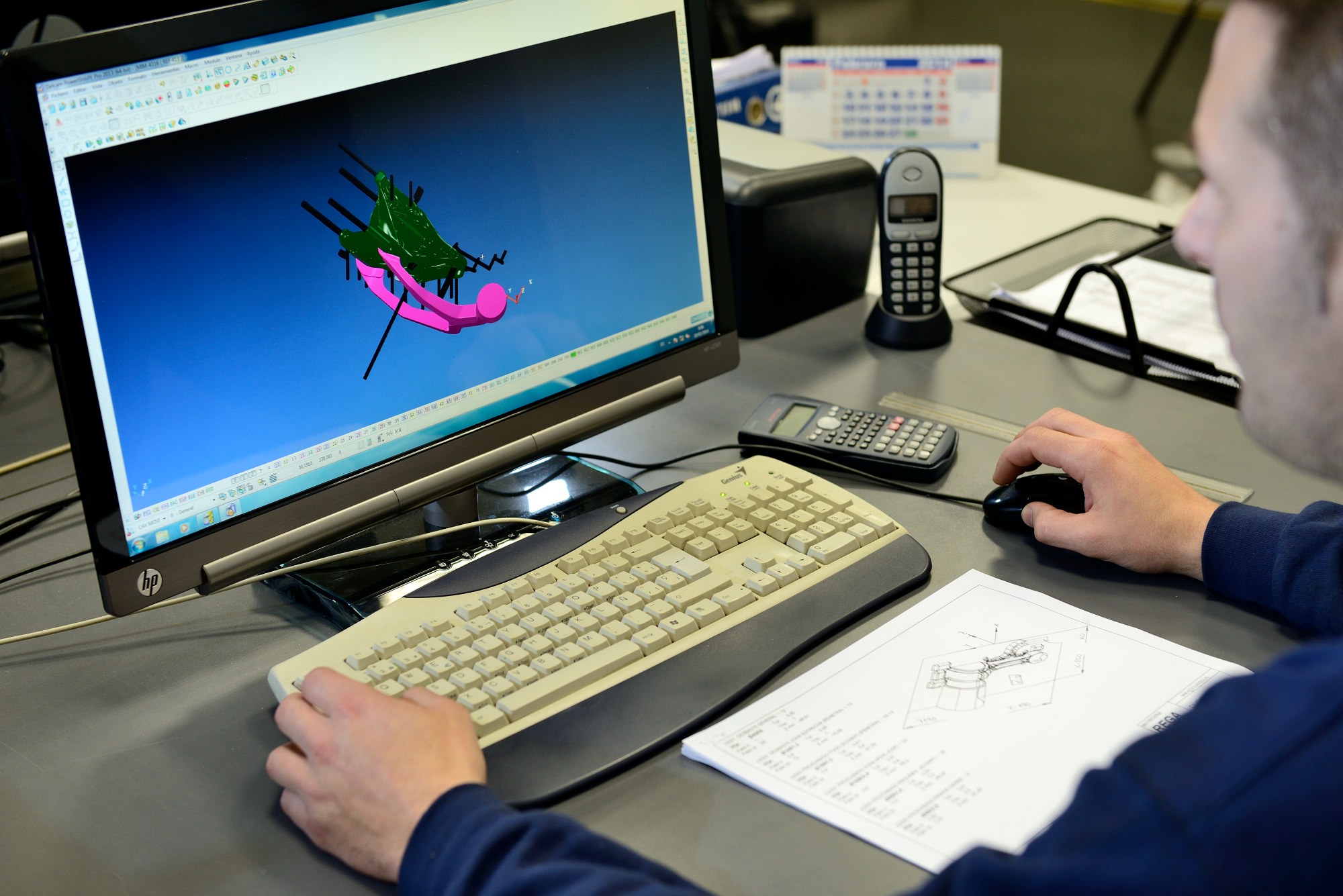 Componentes de molde